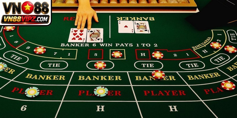 Hướng Dẫn Chơi Baccarat - Quy Trình Cá Cược Chi Tiết 2 Quy chuẩn chi tiết về luật rút lá bài thứ ba dành cho cửa tụ Banker